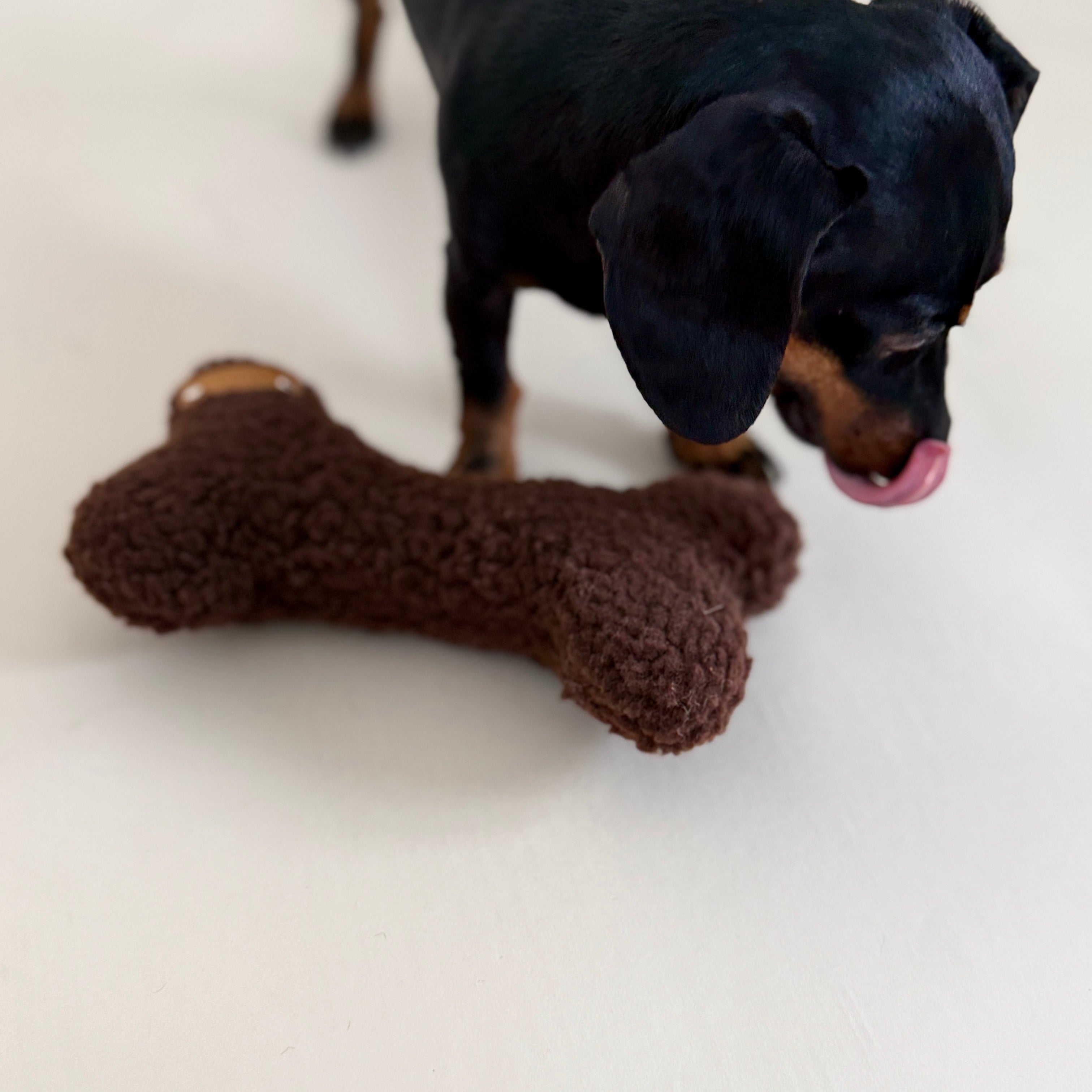 JAfein! Spielknochen Teddy Chocolat