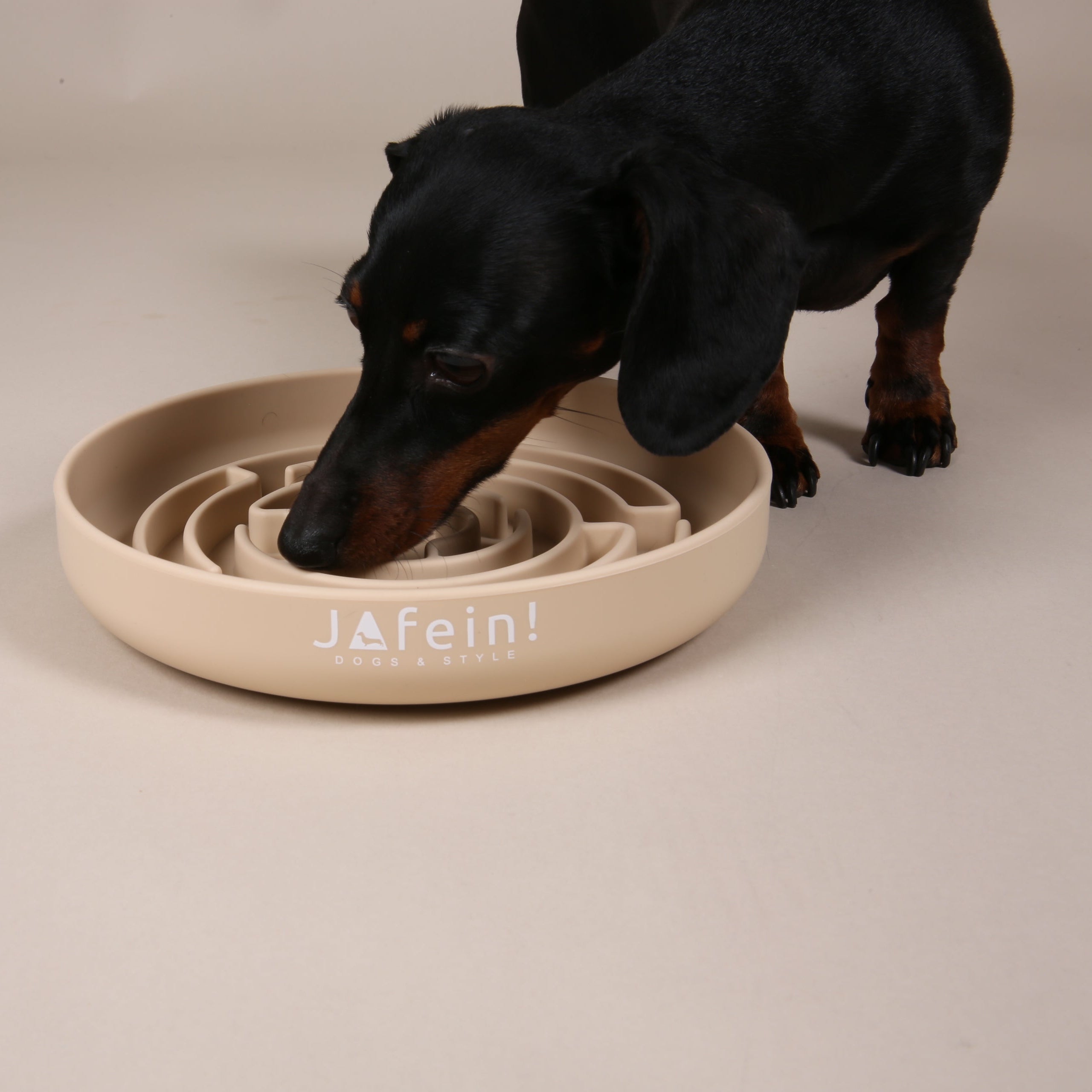 JAfein! Schleckteller Calme Greige