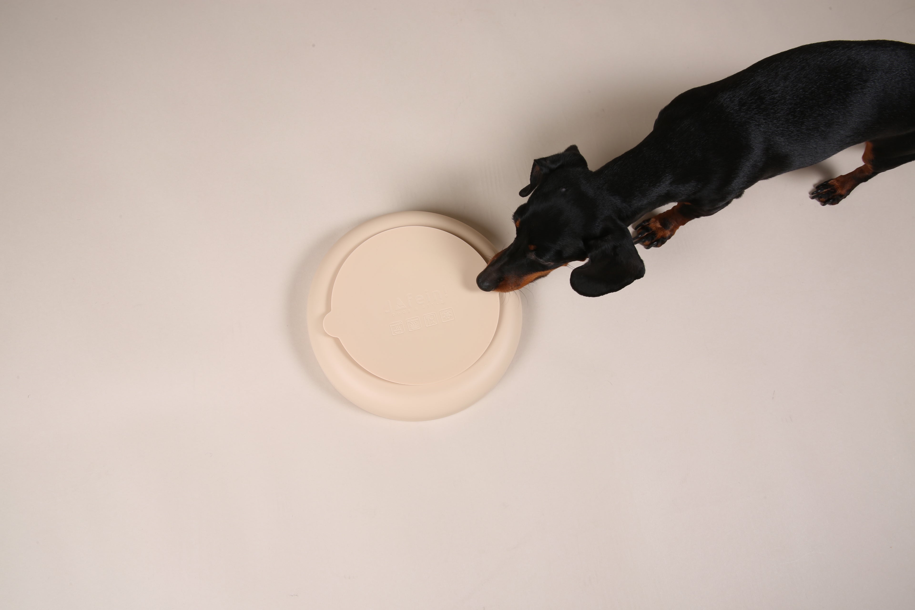 JAfein! Schleckteller Calme Greige