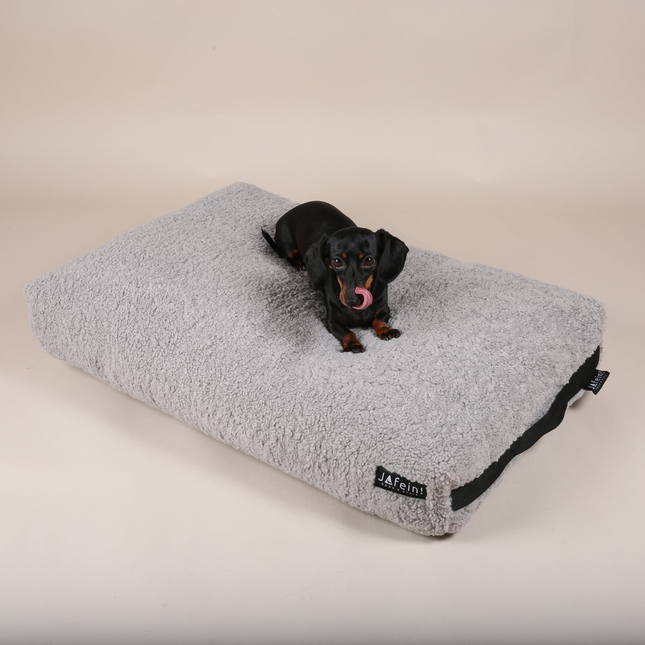 JAfein! Hundekissen Chillout Grau