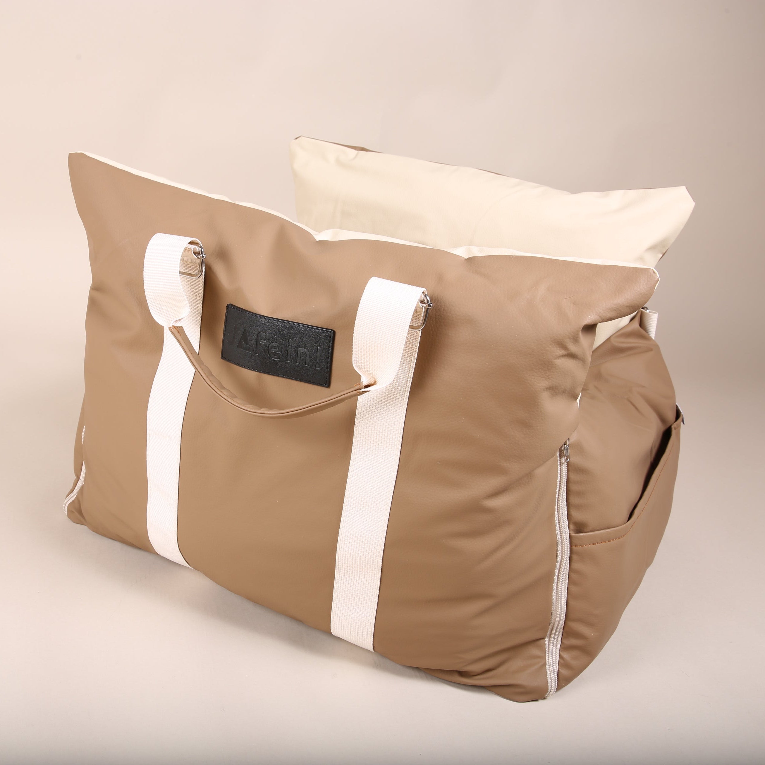 JAfein! Hundeautositz Toulouse Tour tragbar braun