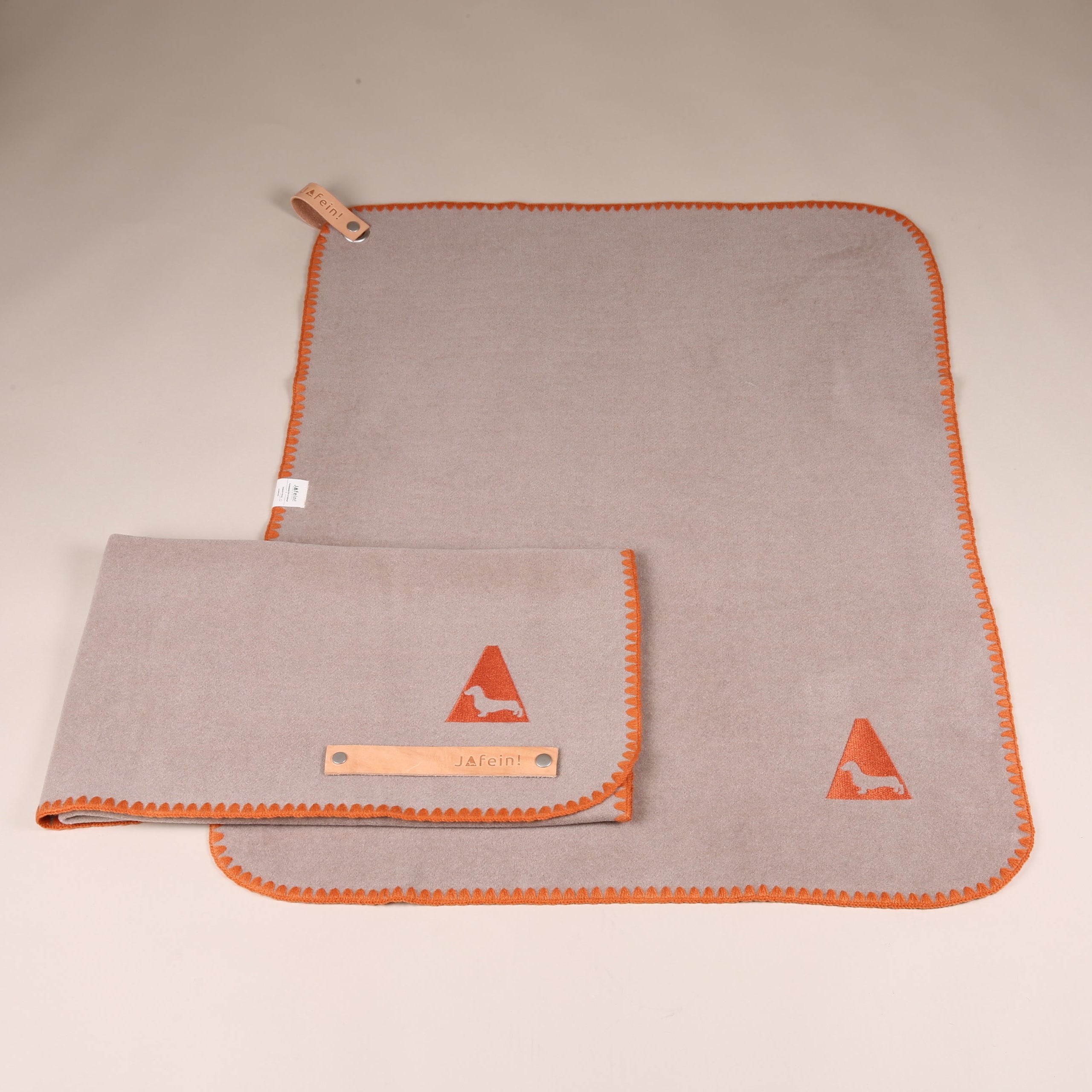 JAfein! Hundedecke Chic & Schnuff - Sand - Orange