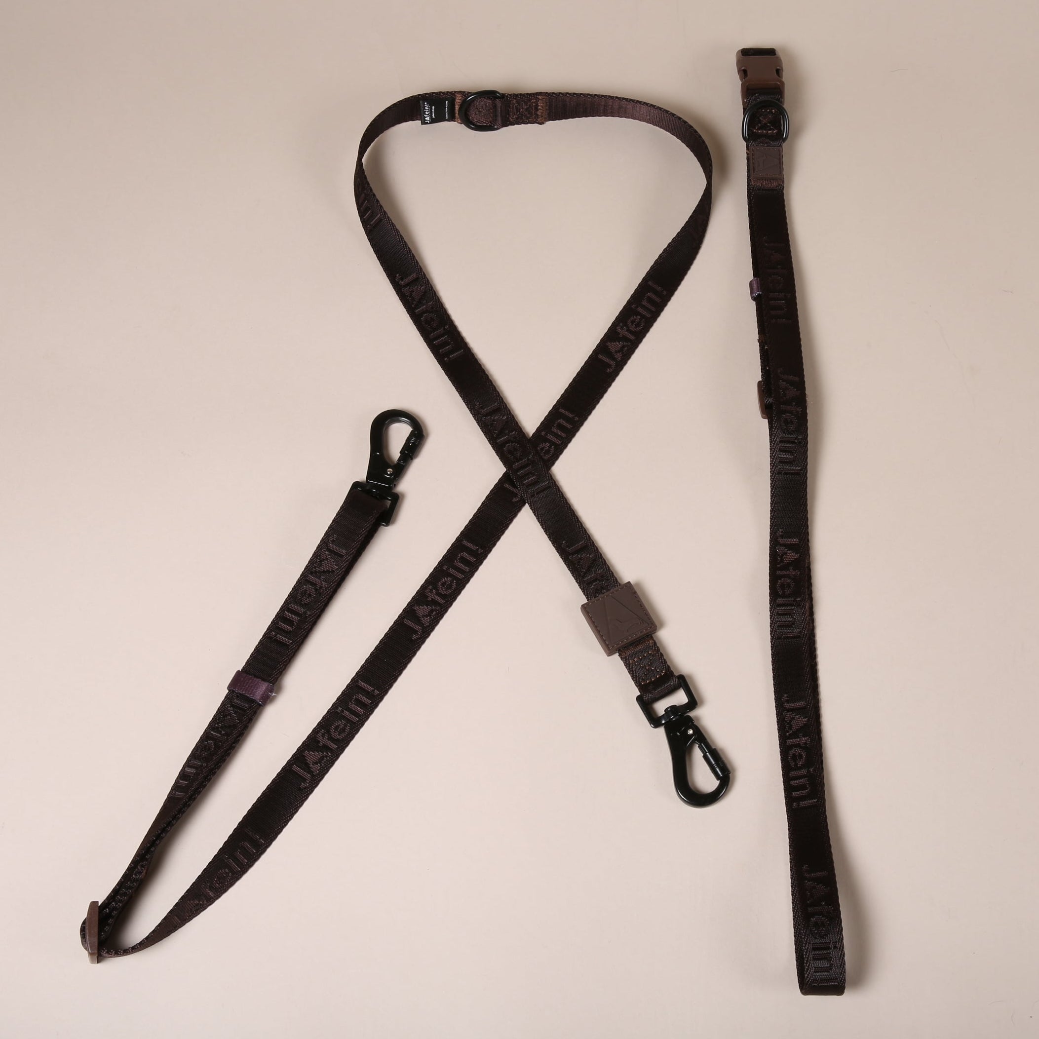 JAfein! Allure - Move Free Dog Leash - Choco