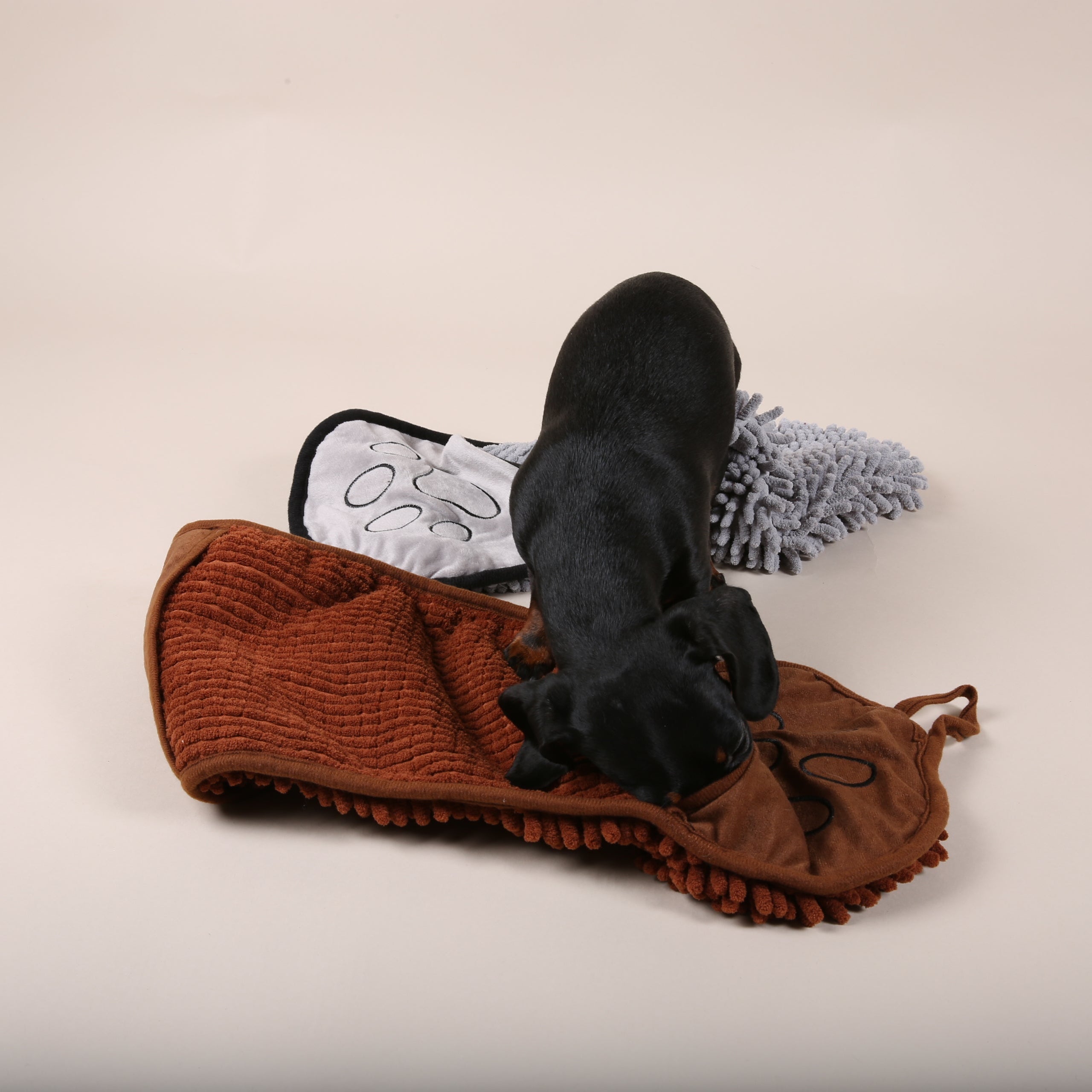 JAfein! Hundehandtuch Mini Spa - Mokka