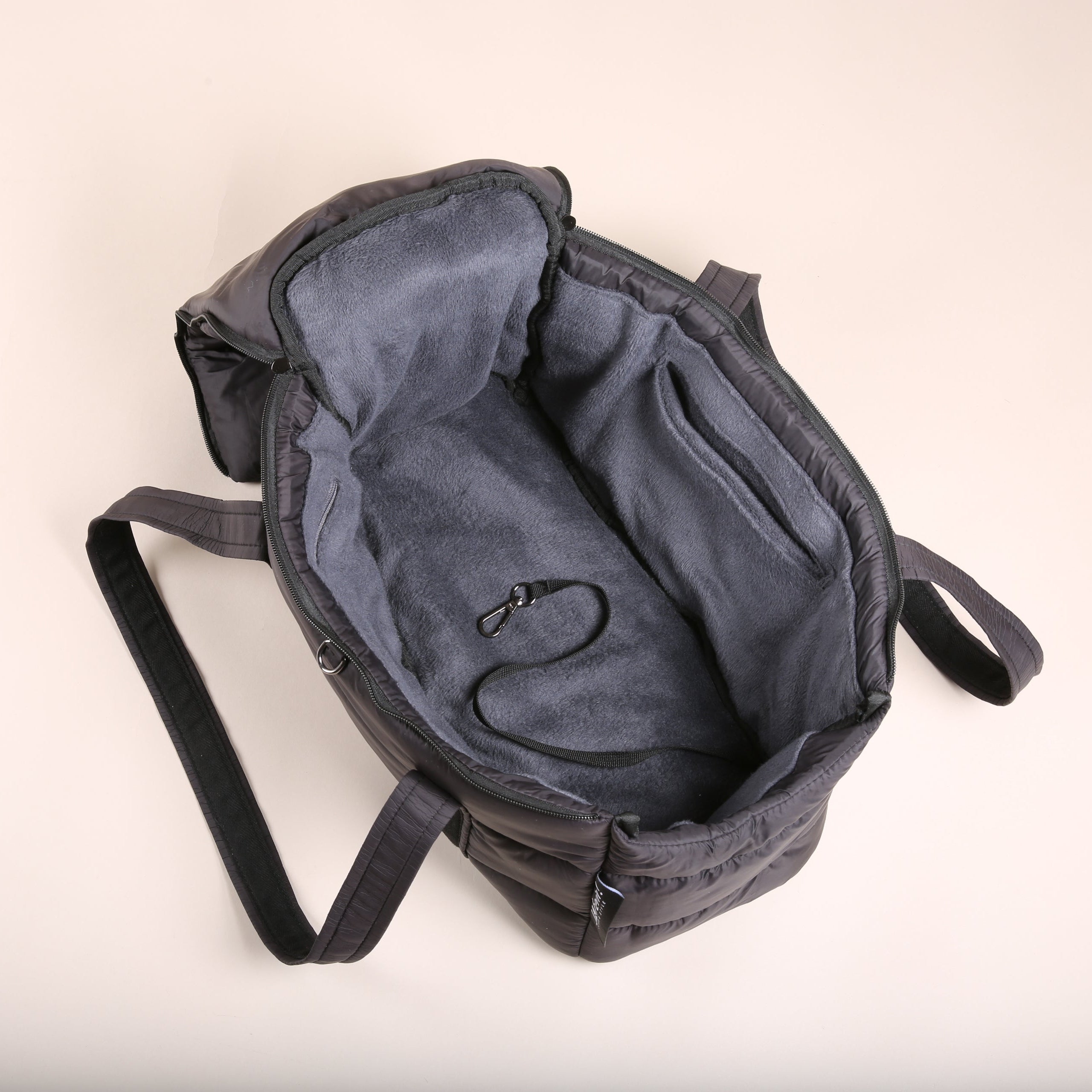 JAfein! Hundetasche Montblanc Schwarz