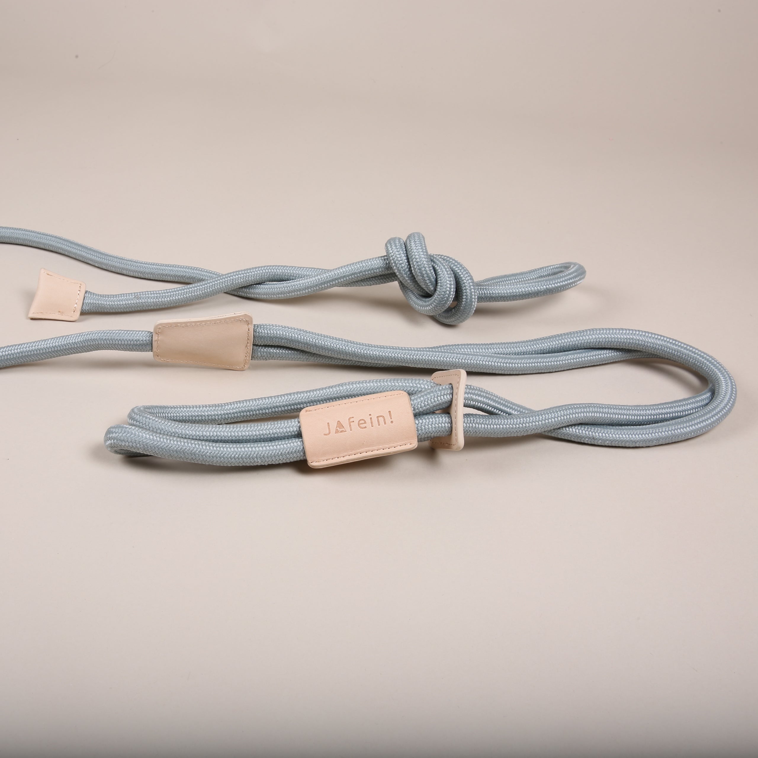 JAfein! Hundeleine Lyon Hellgrau