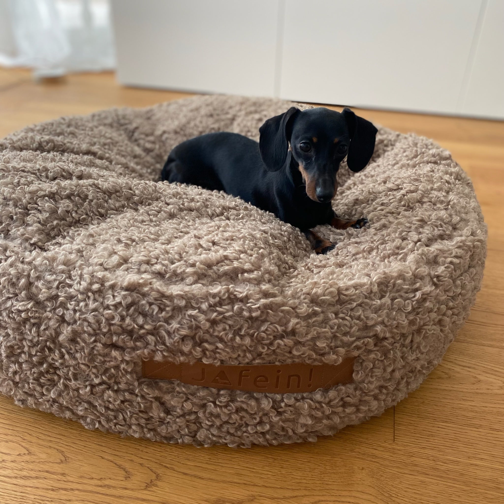 Hundebett Bouclé kaufen | Stilvolles Hundebett | JAfein! Dogs & Style