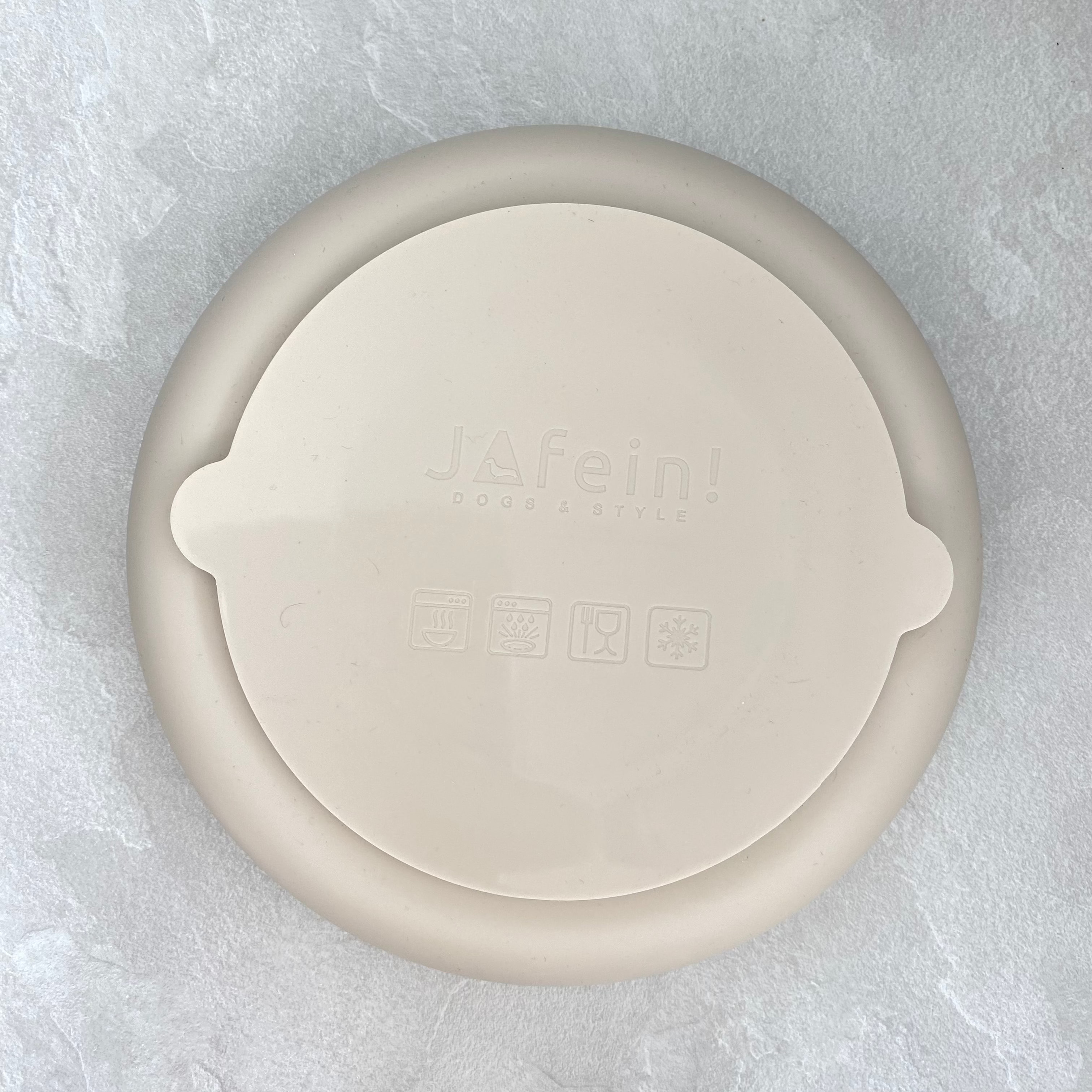 JAfein! Schleckteller Calme Greige