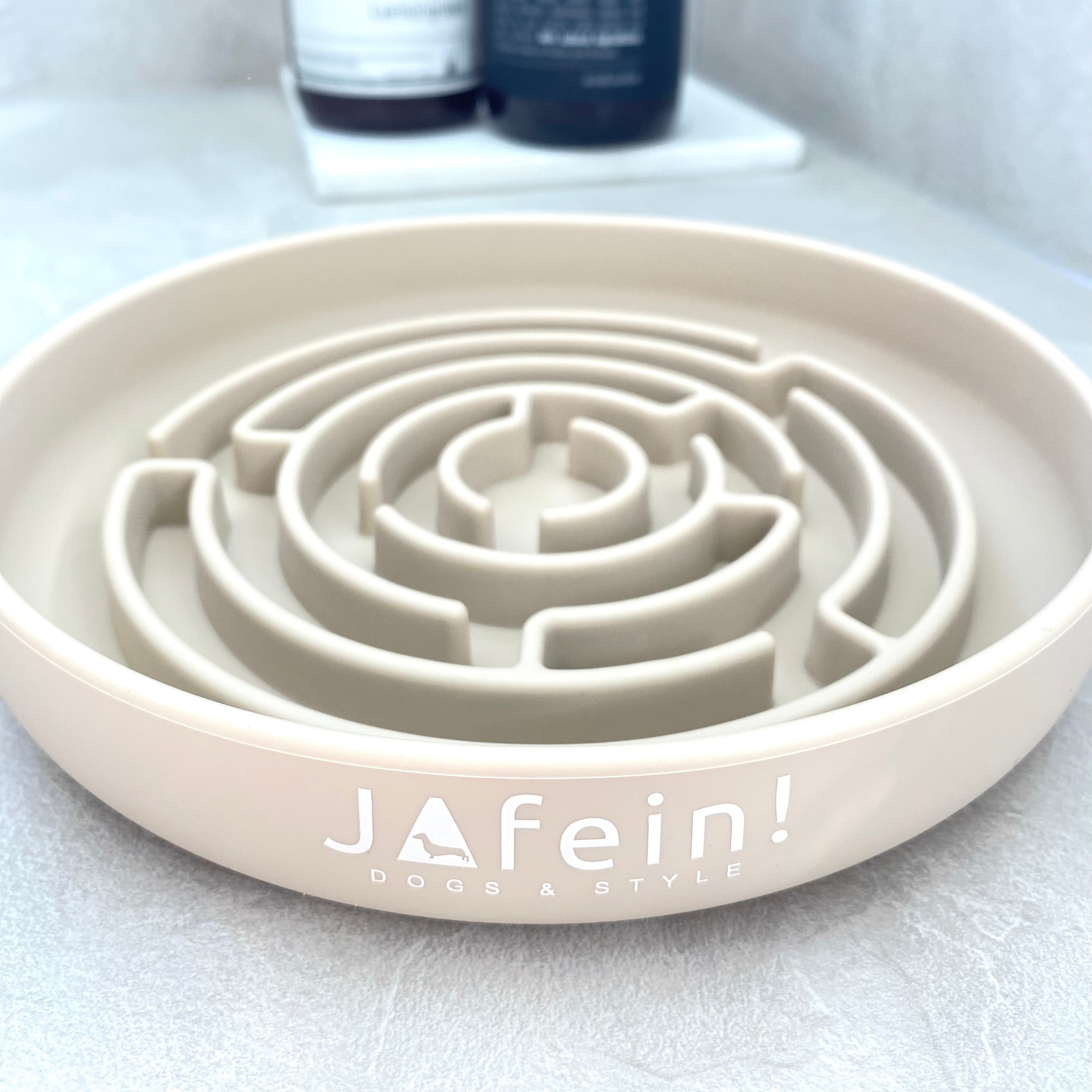 JAfein! Schleckteller Calme Greige