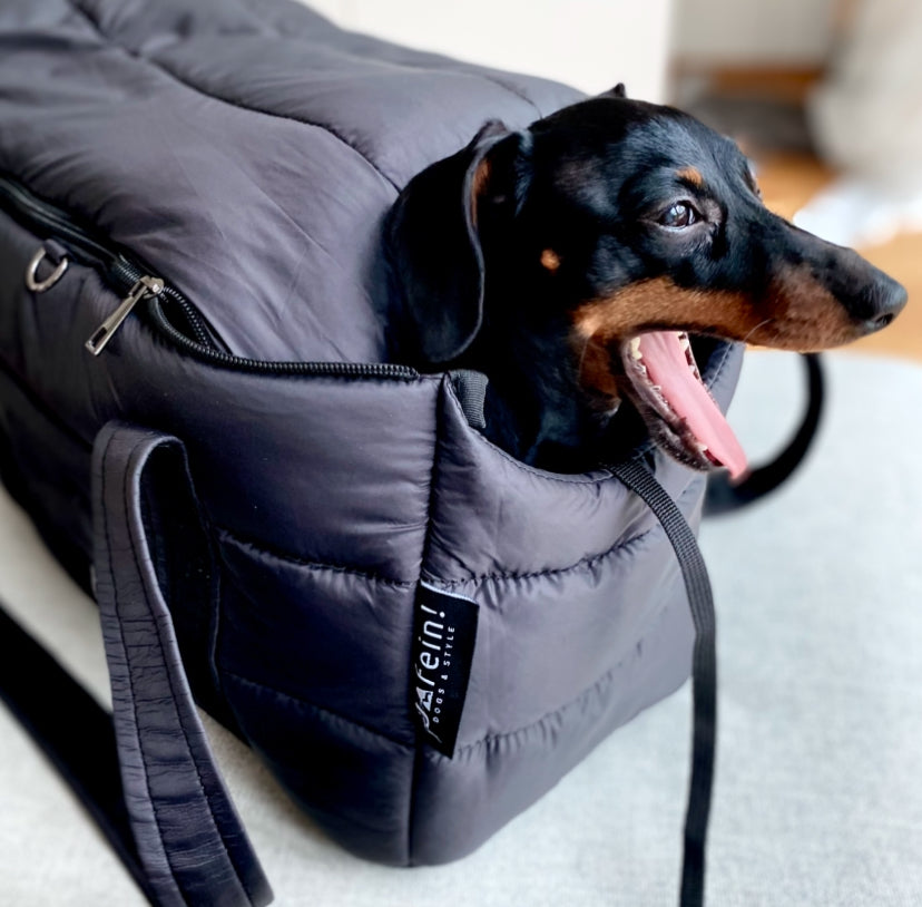 JAfein! Hundetasche Montblanc Schwarz