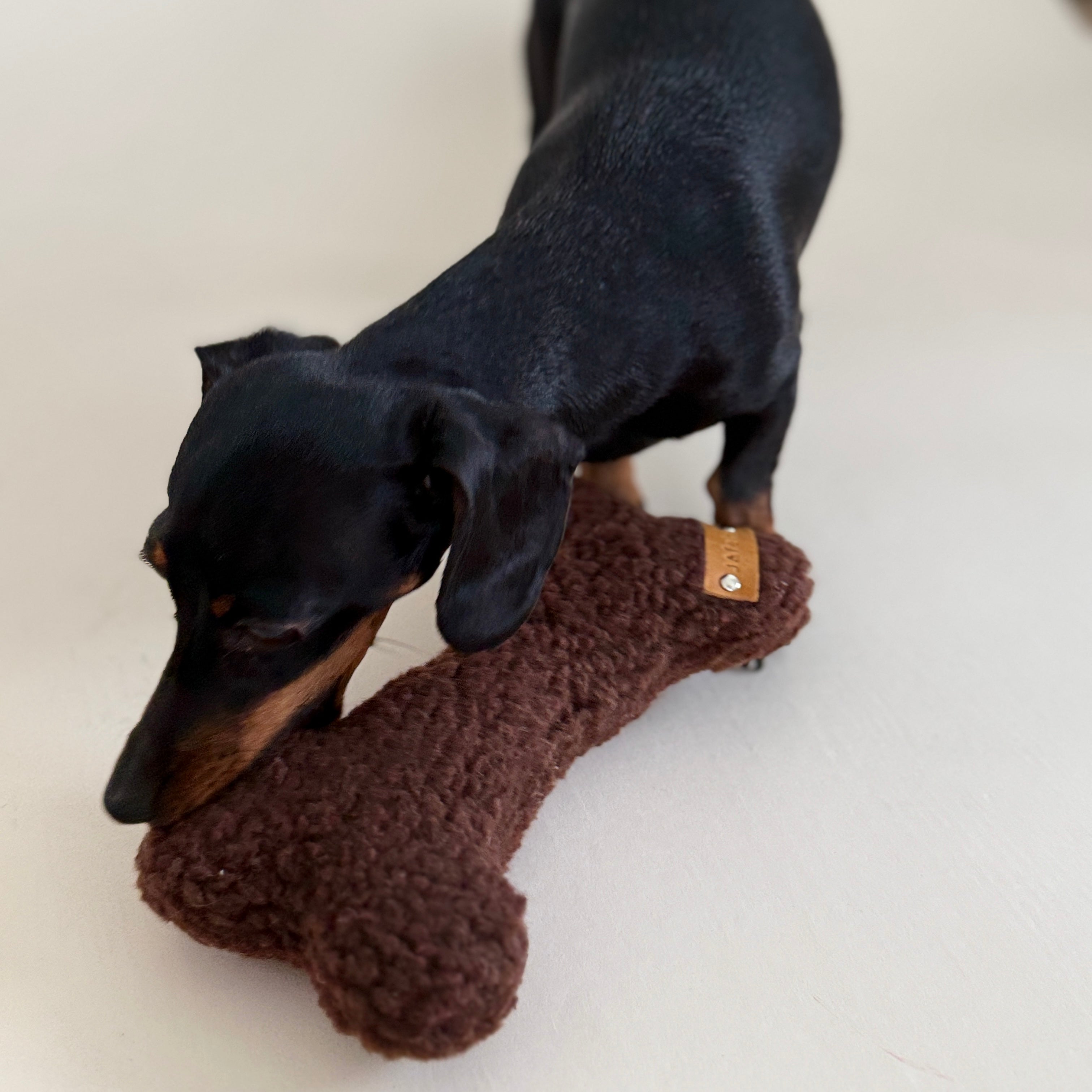 JAfein! Spielknochen Teddy Chocolat