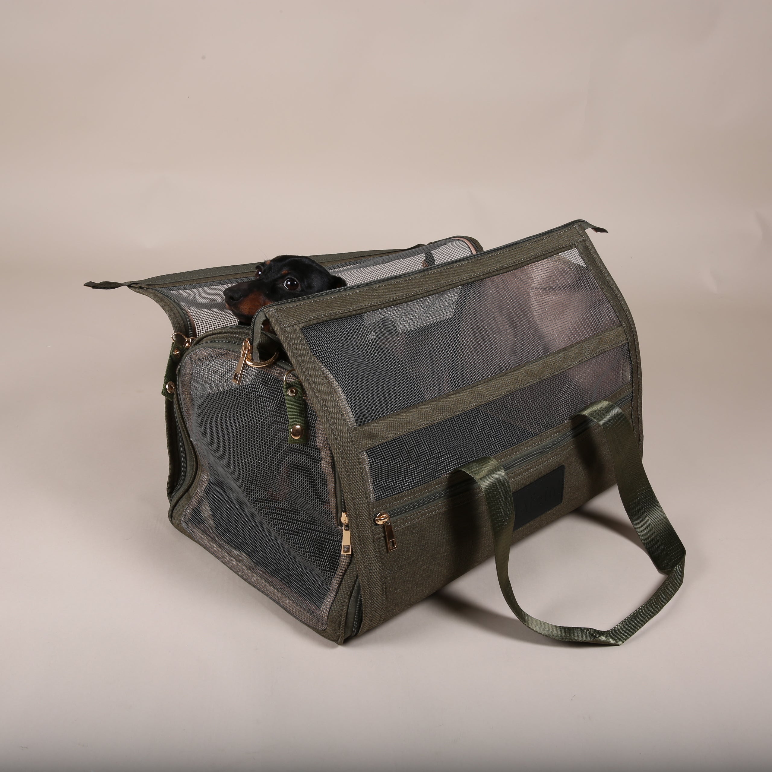 Excellent! Fly Bag Forest Olive dog travel bag