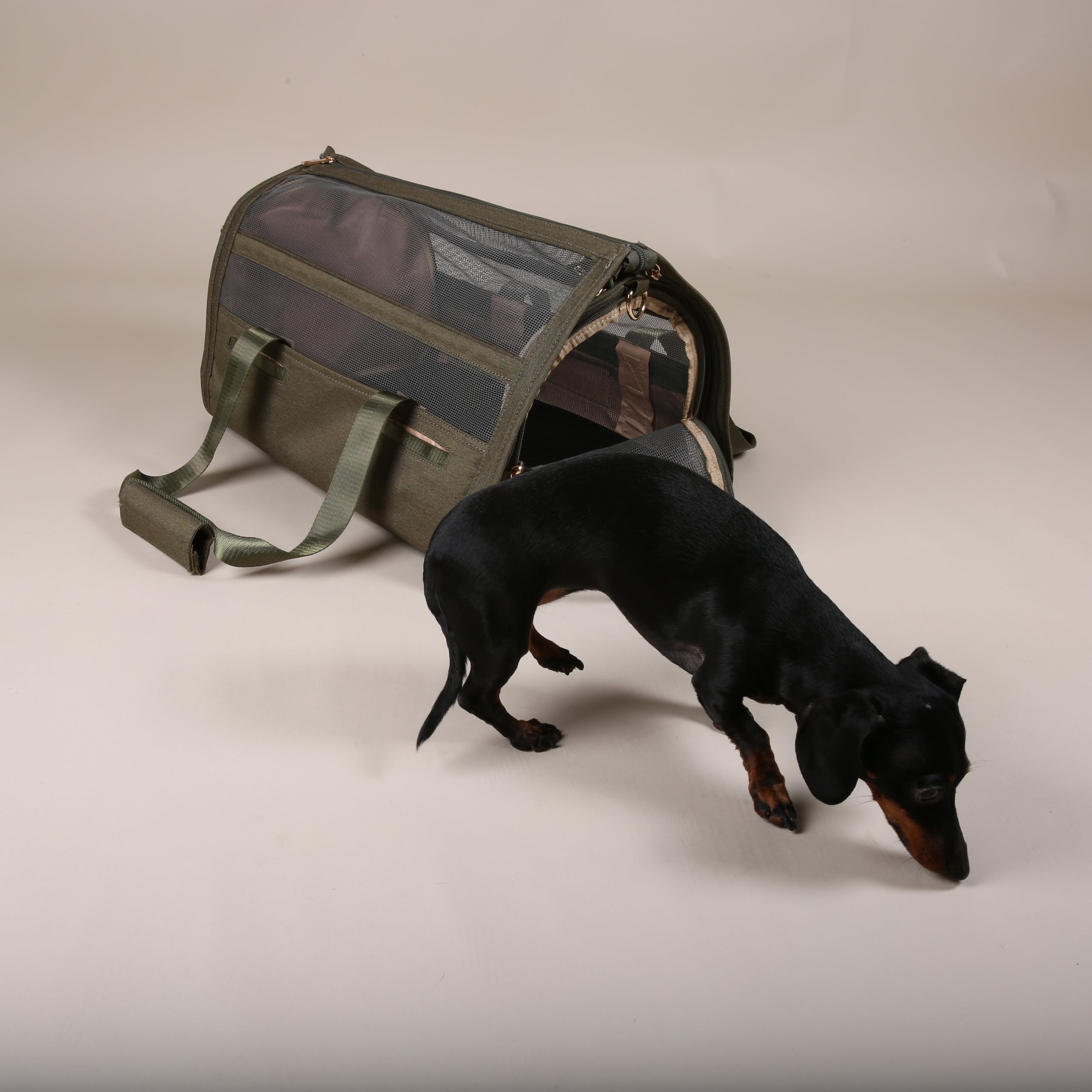 Excellent! Fly Bag Forest Olive dog travel bag