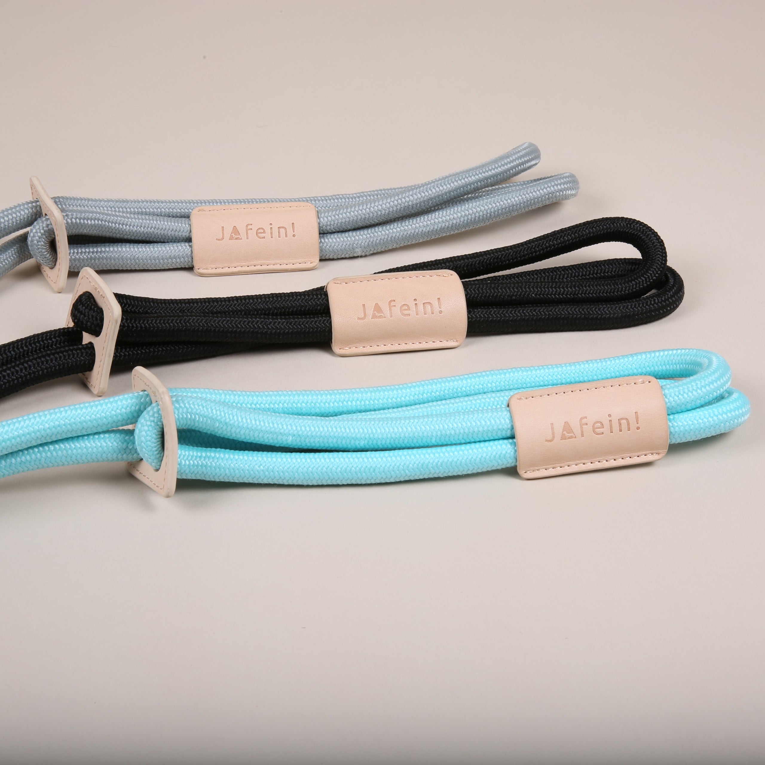 JAfein! Hundeleine Lyon Schwarz